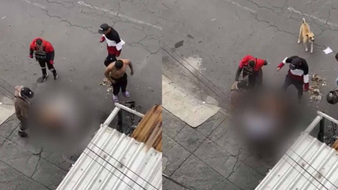 Dan golpiza a presunto ladrón; vecinos piden que se detengan
