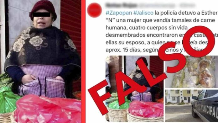 Desmienten que mujer vendiera tamales hechos con carne humana