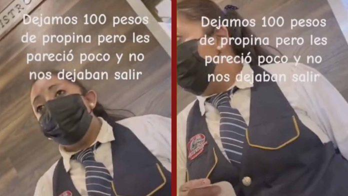 Mesera retiene a clientes por no ‘dejar buena propina’