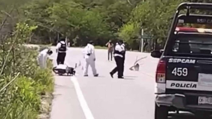Muere bebé tras caer de motocicleta en la que viajaba con sus padres