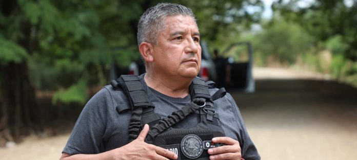 Secretario de SP continúa en Tierra Caliente, a la cabeza del despliegue de la Guardia Civil