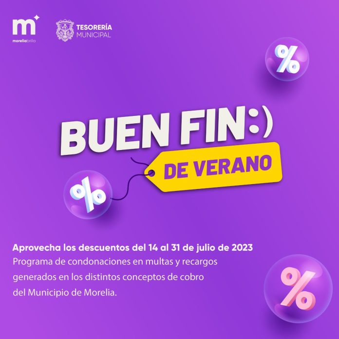 Morelianas y morelianos se beneficiarán con descuentos en impuestos municipales