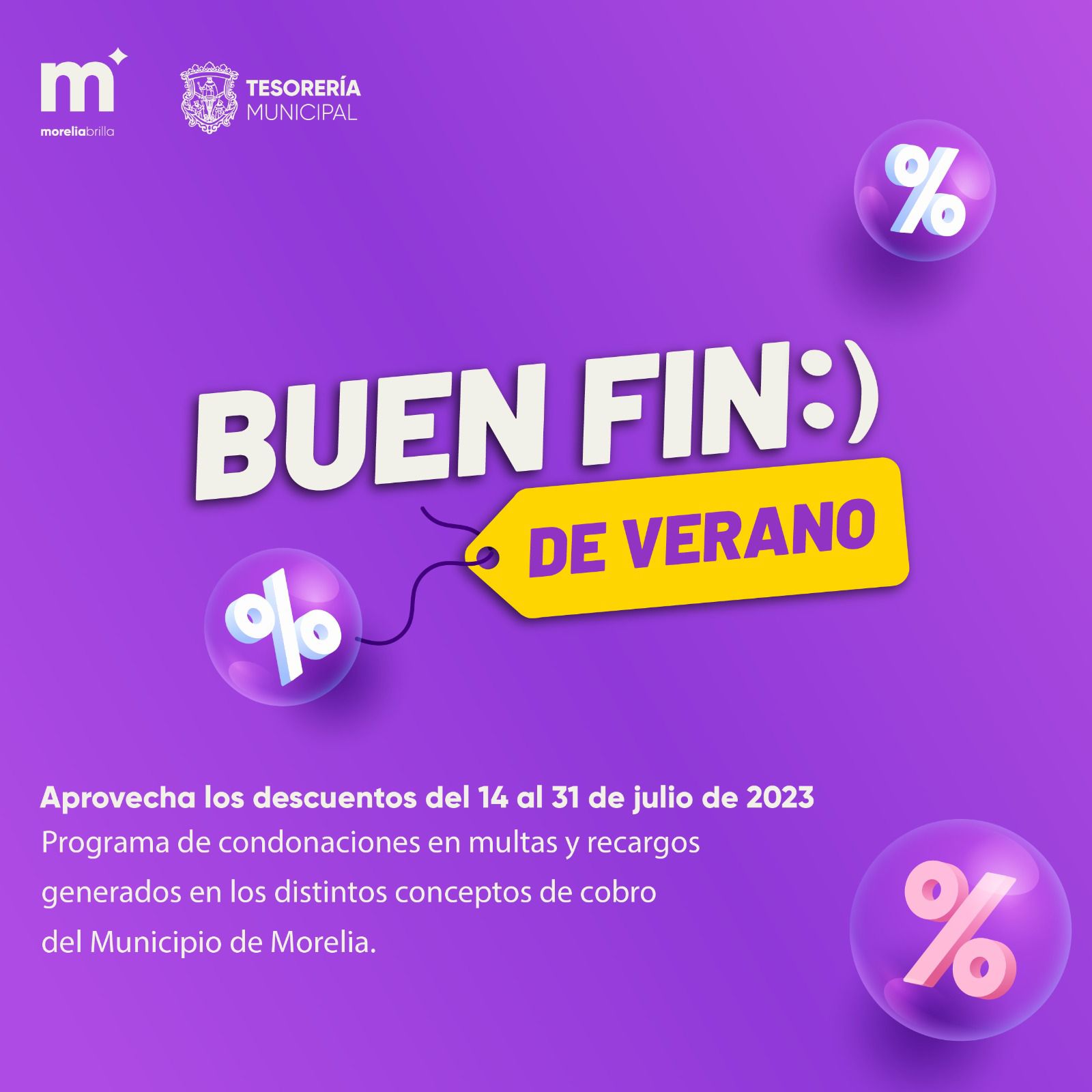 Morelianas y morelianos se beneficiarán con descuentos en impuestos municipales Morelianas y morelianos se beneficiarán con descuentos en impuestos municipales