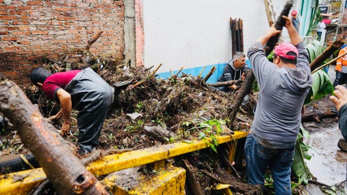 Atiende Gobierno Municipal contingencia por lluvias