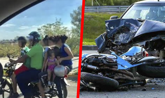 El 70% de los accidentados en moto no traen casco