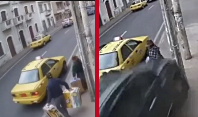 Conductor en estado de ebriedad atropella a abuelitos que iban a tomar un taxi