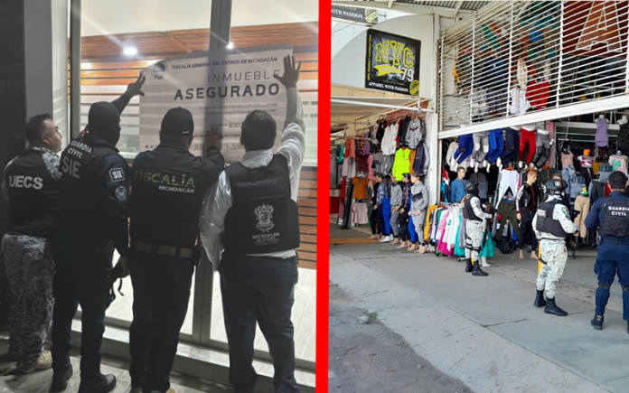 Desarticula FGE estructura delincuencial relacionada en extorsiones en plaza textil de Cuitzeo; hay cuatro personas detenidas