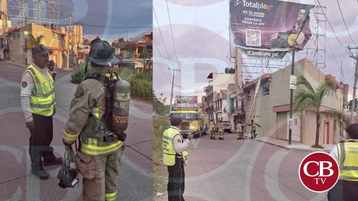 Fuga de gas moviliza a cuerpos de emergencia
