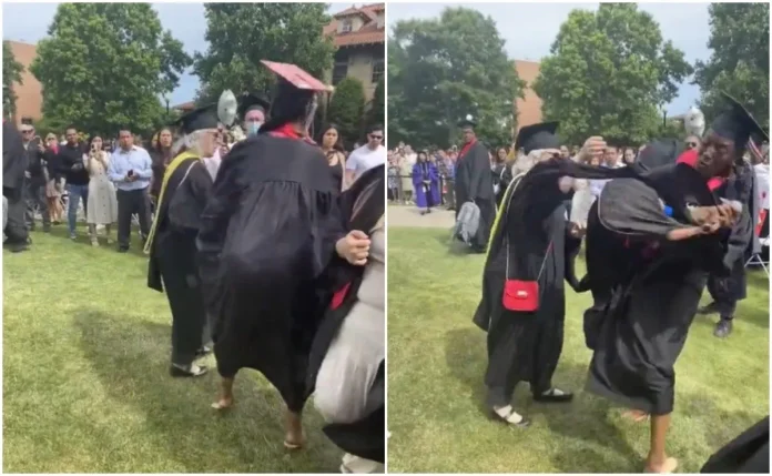 Alumna pelea con maestra en graduación por supuesto racismo