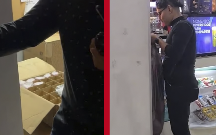Denuncian a empleado de cine por quedarse con vasos virales de Barbie