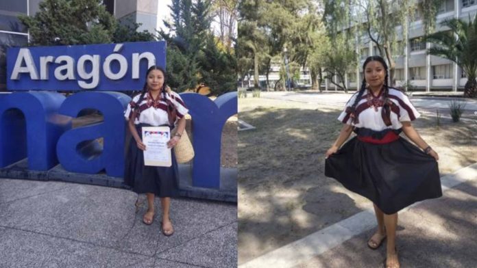 Alumna asiste a su gradua