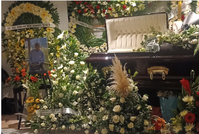 Lamentan muerte de prefecto Oscar, lo despiden clamando justicia