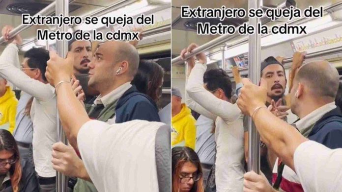 Extranjero se queja del Metro de CDMX y usuarios lo tunden