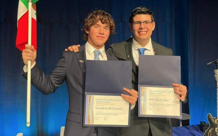 Jóvenes mexicanos ganan premio Nobel por proyecto para ahorrar agua