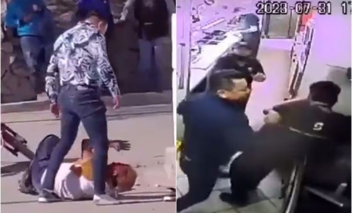 Video: Hombre que golpeó a joven de Subway ya había golpeado a mas personas en San Luis Potosí