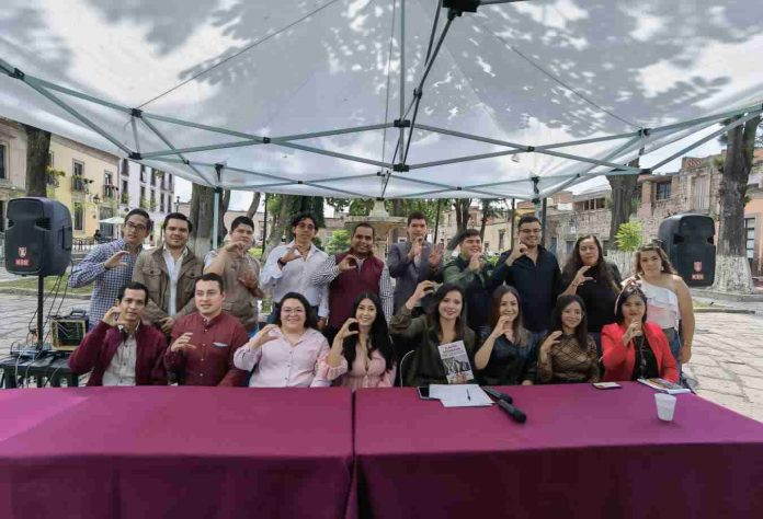 Juventudes michoacanas en favor de la 4T con Claudia Sheinbaum