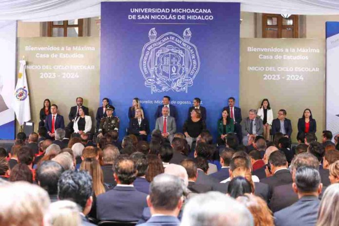Respaldamos el cambio que se está haciendo en la Universidad Michoacana: Gobernador