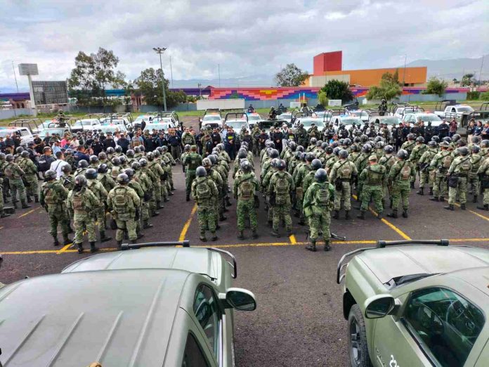 Ejército Mexicano continúa reforzando las tareas de seguridad en el Estado con más de 200 elementos del Cuerpo de Fusileros Paracaidistas
