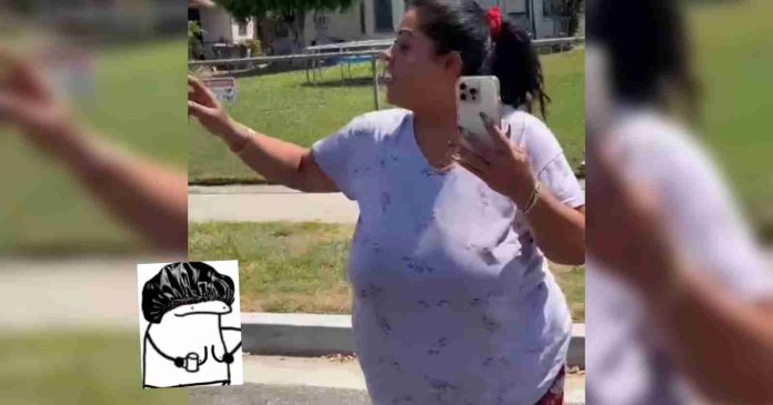 Video: Mexicana corre a paisano tamalero de los Estados Unidos por sonar su bocina
