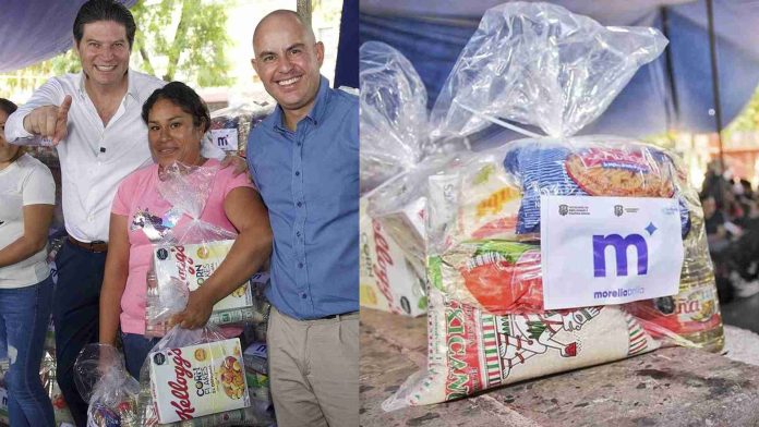 Gobierno de Morelia entregó cerca de 80 mil apoyos alimentarios a madres jefas de familia