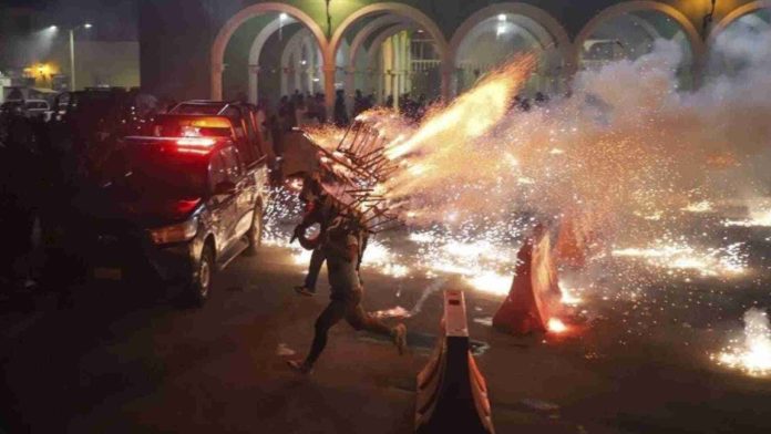 Explosión de pirotecnia en fiesta patronal deja 2 muertos en Tlaxcala