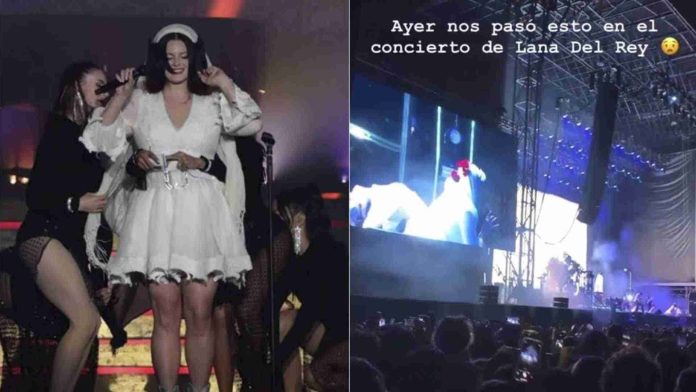 Fans de Lana del Rey se accidentaron en concierto por caída masiva