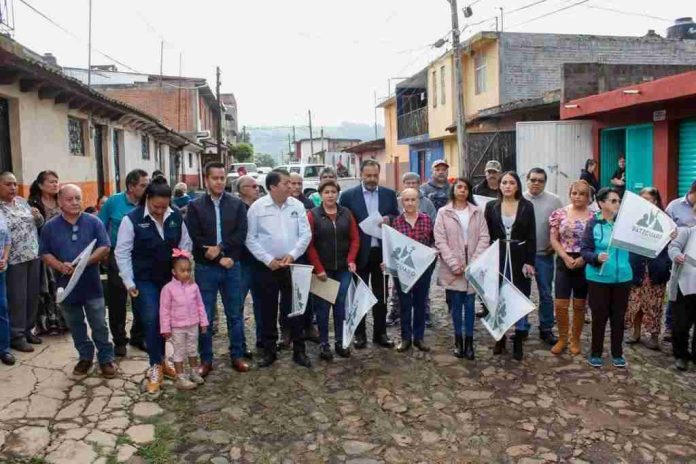Más de 2 mdp de inversión para el mejoramiento de la calle Zicuirancha en Pátzcuaro: Julio Arreola Vázquez