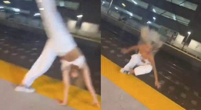 Joven resbala y cae vías del Metro por grabar un video para TikTok