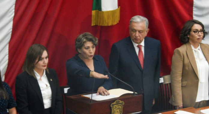 Delfina Gómez toma protesta como gobernadora del Estado de México