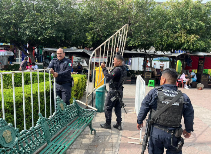 Garantiza SSP la seguridad para El Grito de Independencia en Zitácuaro