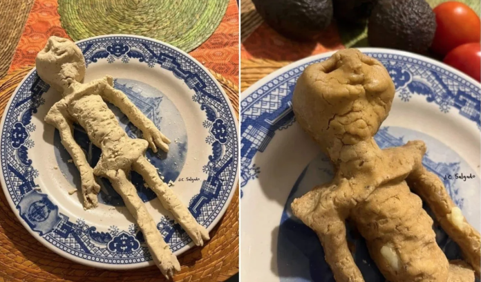 Crean los 'tamaliens' inspirados en los extraterrestres presentados por Jaime Maussan