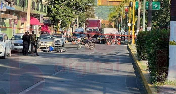 17 años el joven asesinado esta tarde sobre avenida Juárez en Zamora