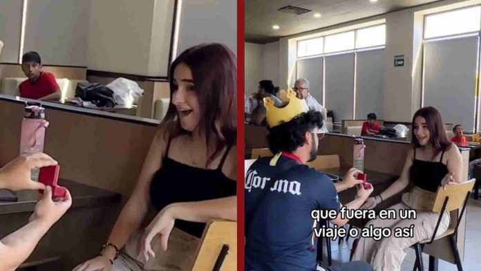 Hombre pide matrimonio en Burger King y es rechazado
