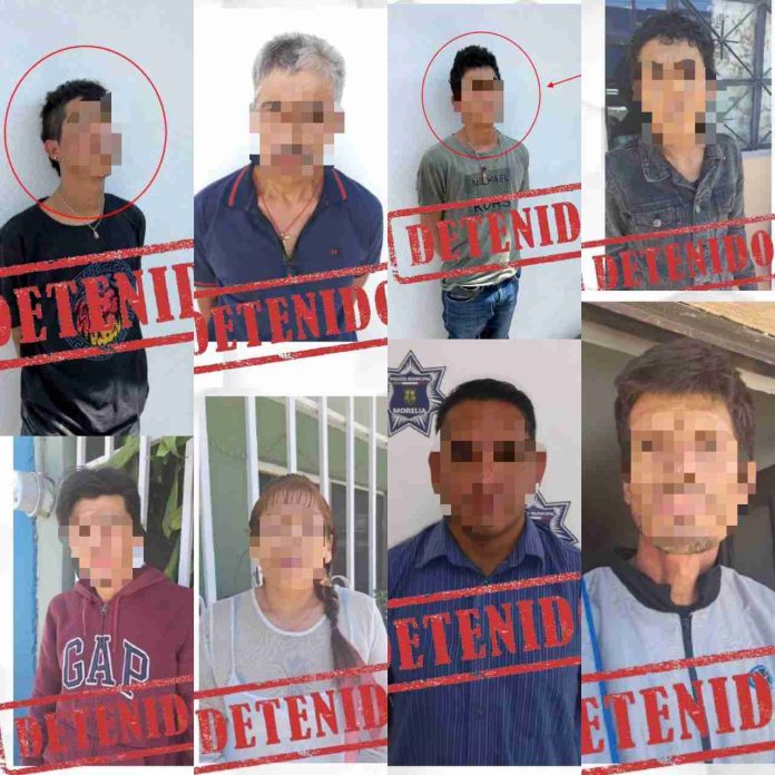 Policía Morelia desarticula a la banda criminal de robo a casa habitación en Santa María