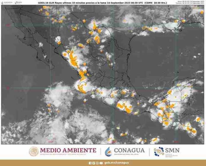 Monzón mexicano y frente frío no.2 ocasionarán lluvias fuertes para Michoacán