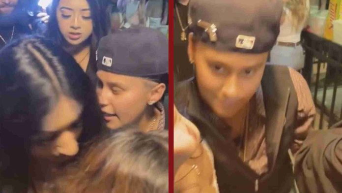 Yahritza es captada intentando besar a mujer y la rechaza