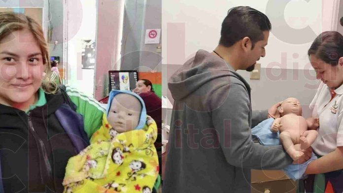 Prepas michoacanas entregan bebés robot, para prevenir embarazo infantil