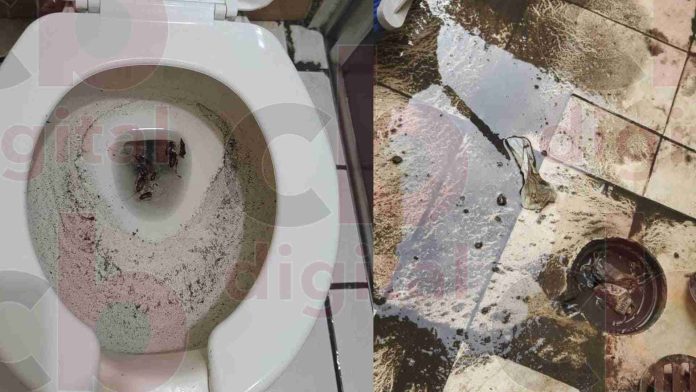 Empresa del gasoducto fractura drenaje y provoca explosión de aguas negras en hogar