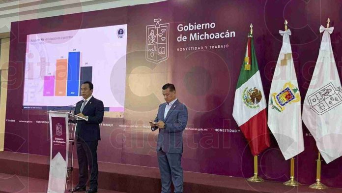 Del gobierno de Silvano al de Bedolla, redujeron homicidios dolosos al 47%