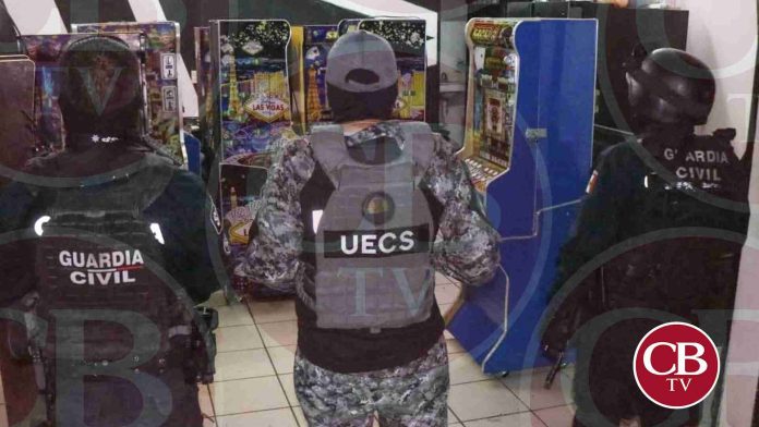 Decomisan 163 máquinas tragamonedas en Apatzingán y Buenavista