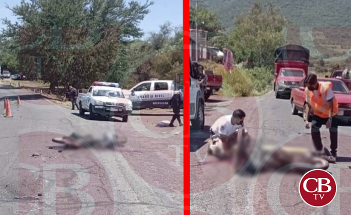Motociclista se mata en la Jacona-Jiquilpan