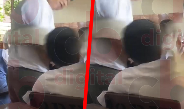 Ventilador cae sobre jóvenes de secundaria en Apatzingán y les causa heridas graves