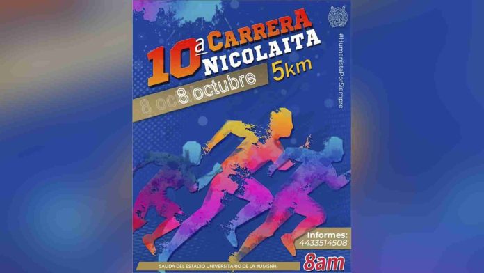 Este domingo, la décima Carrera Nicolaita; aún te puedes inscribir