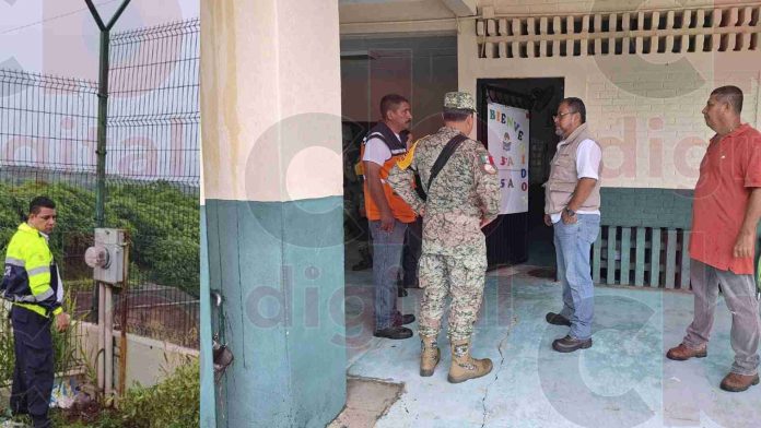 Habilitan albergues en El Habillal, en Lázaro Cárdenas