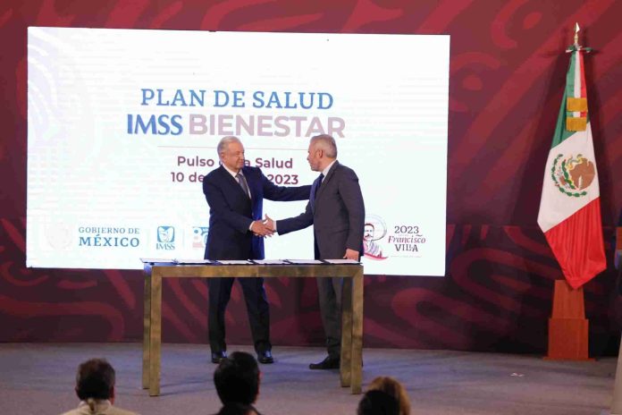 Firma Bedolla Acuerdo de Federalización del Sistema de Salud IMSS Bienestar