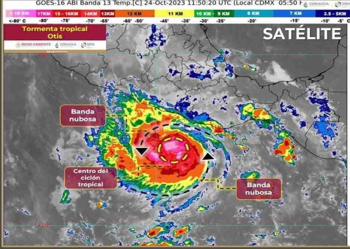 Lluvias y chubascos para Michoacán este martes por Tormenta Tropical Otis