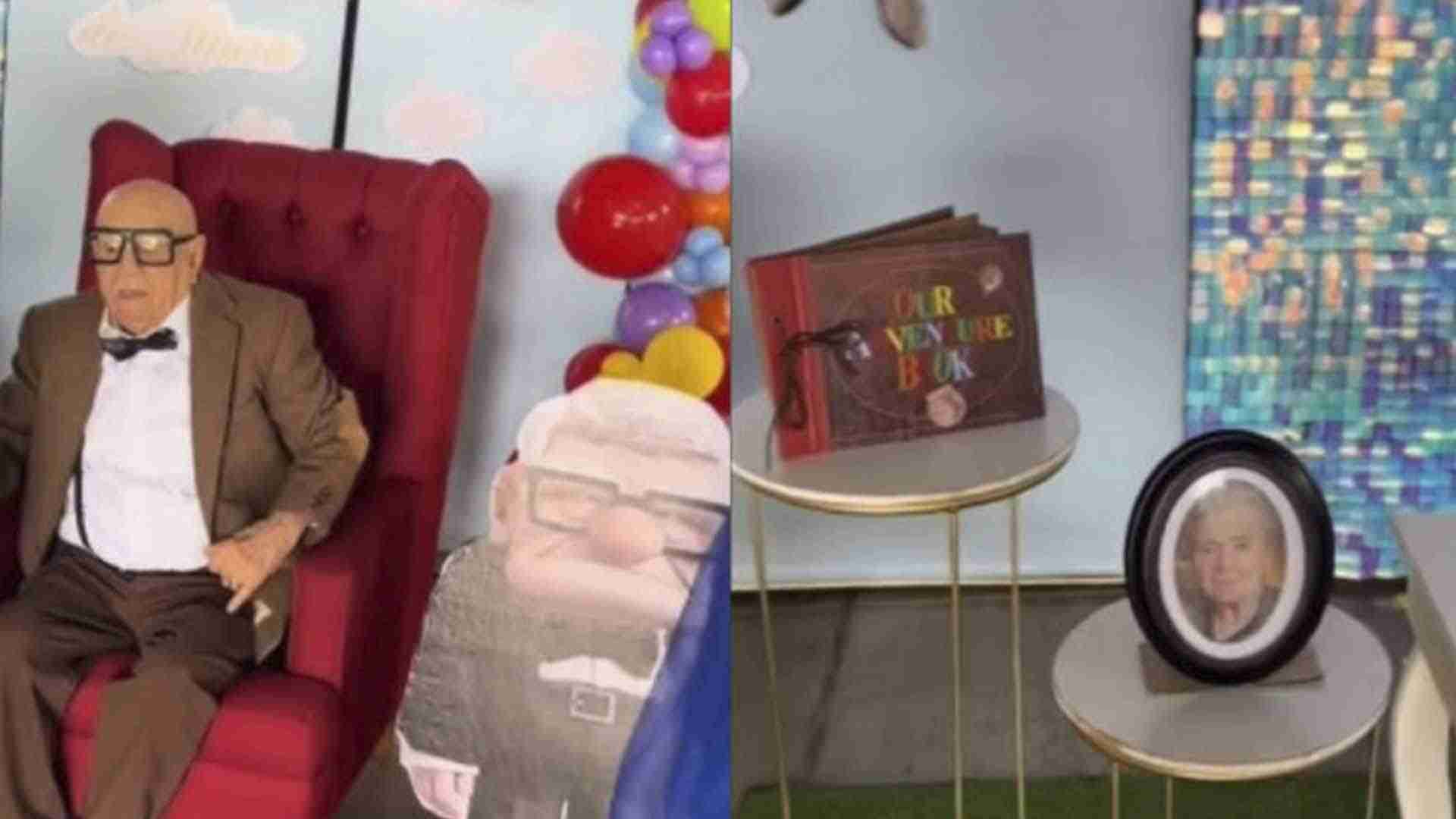 Abuelito celebra su cumpleaños con fiesta temática de ‘Up’ Abuelito celebra su cumpleaños con fiesta temática de ‘Up’