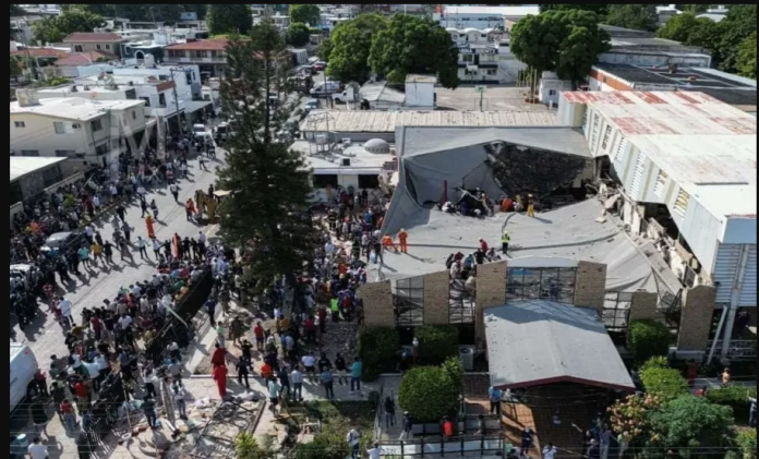 Sube 11 la cifra de muertos en el derrumbe de iglesia en Tamaulipas