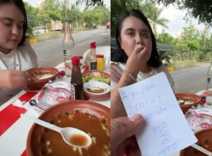 Video: Invita a comer pozole a su novio y no lleva dinero para pagar
