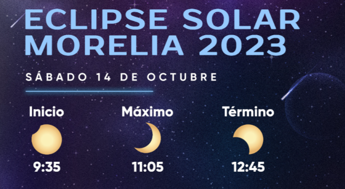 Gobierno de Morelia y UNAM invitan a vivir la experiencia de observar el eclipse de sol